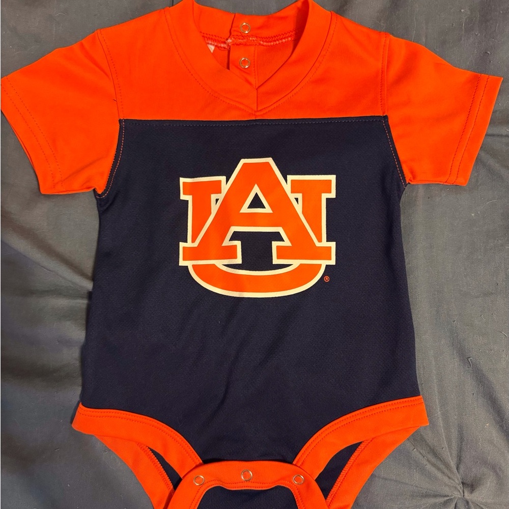Auburn Rivalry Threads Orange and Navy Kids Onsie